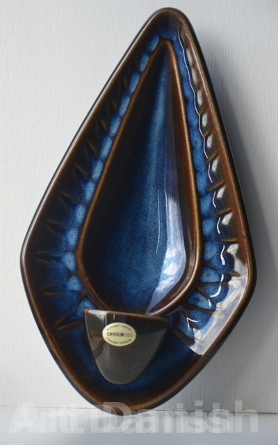 blue soholm candle holder 3351